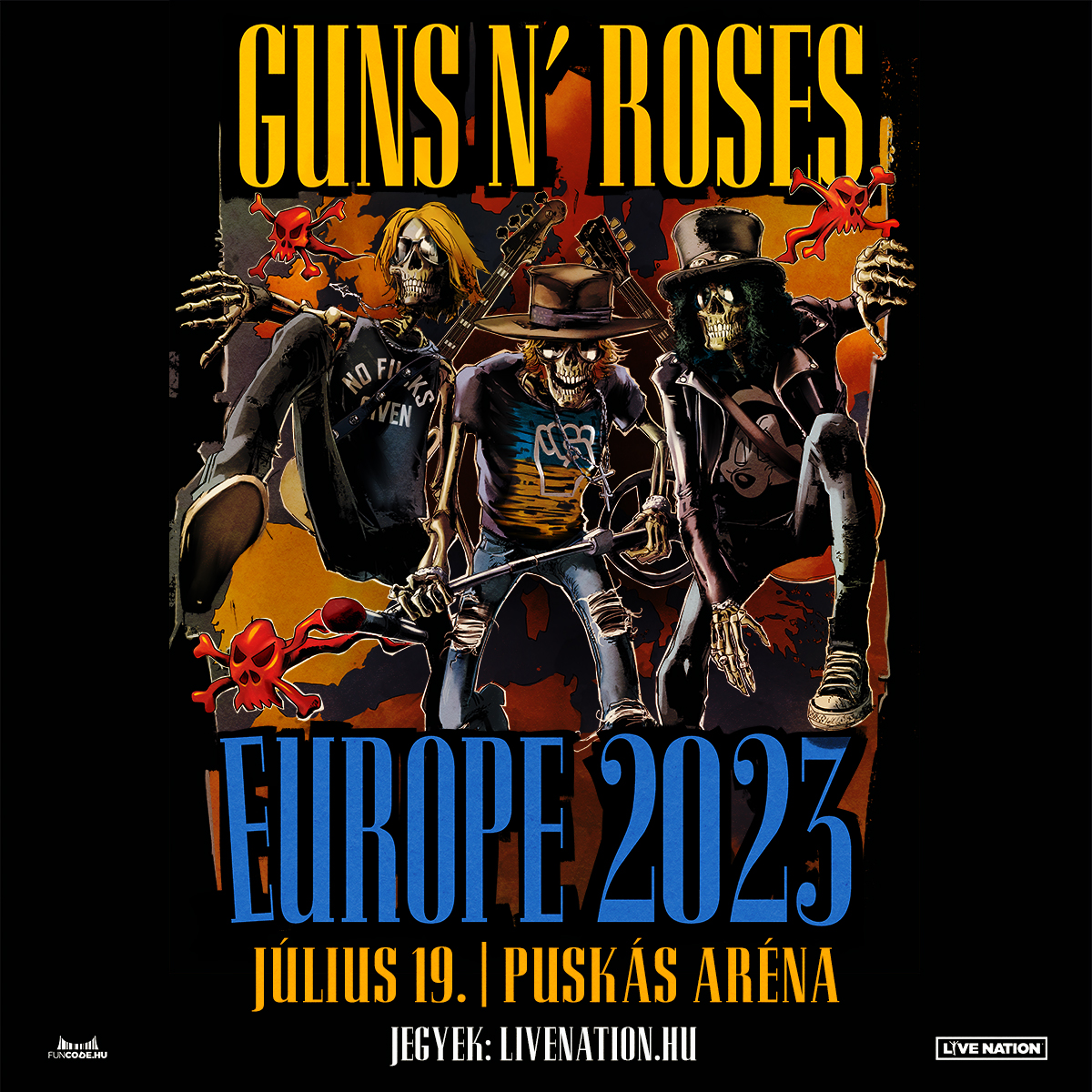 Ez nem tréfa, Budapesten lép fel a Guns N' Roses