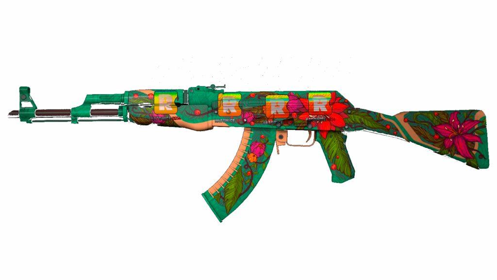 A felmatricázott, gyárias állapotú AK-47-es (fotó: Valve)