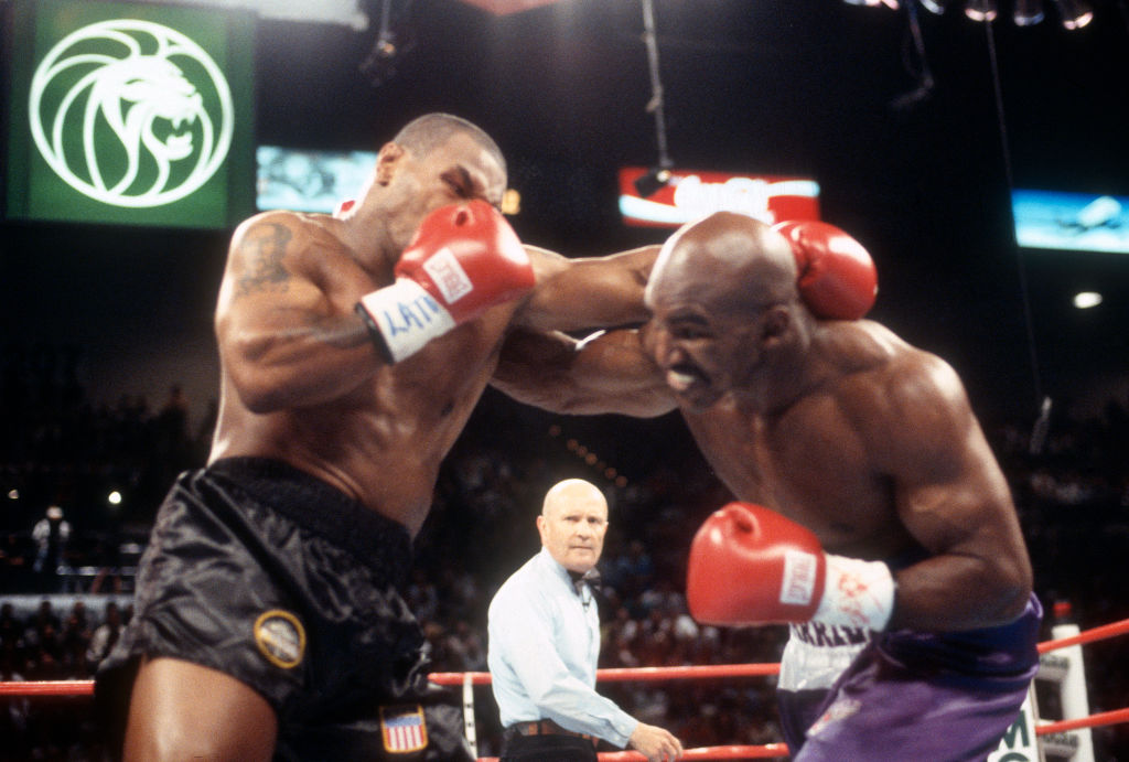 LAS VEGAS, 1997, MGM Grand Garden - Evander Holyfield vs. Mike Tyson