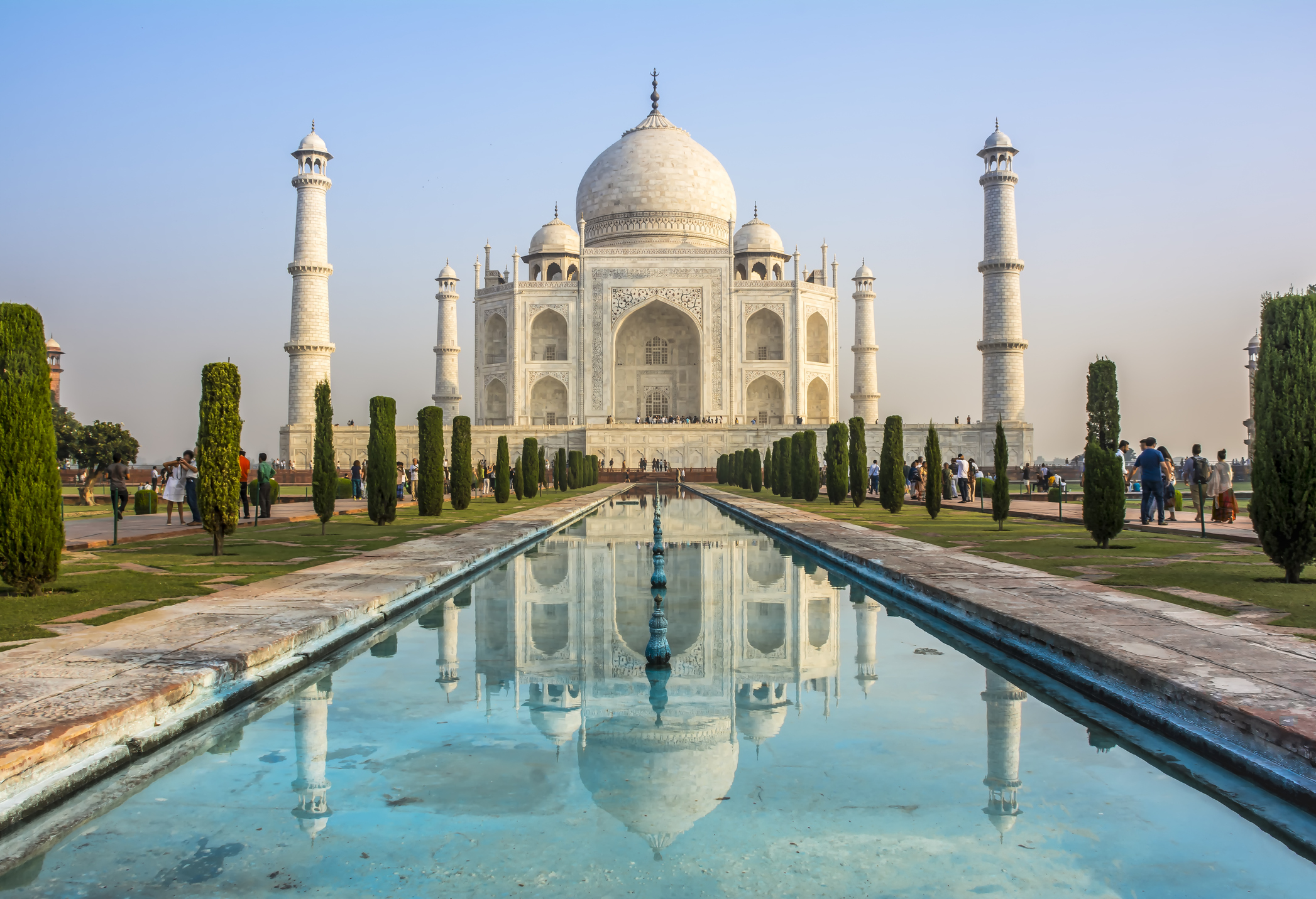 A Tádzs Mahal is a célpontok között van. (fotó: getty images)