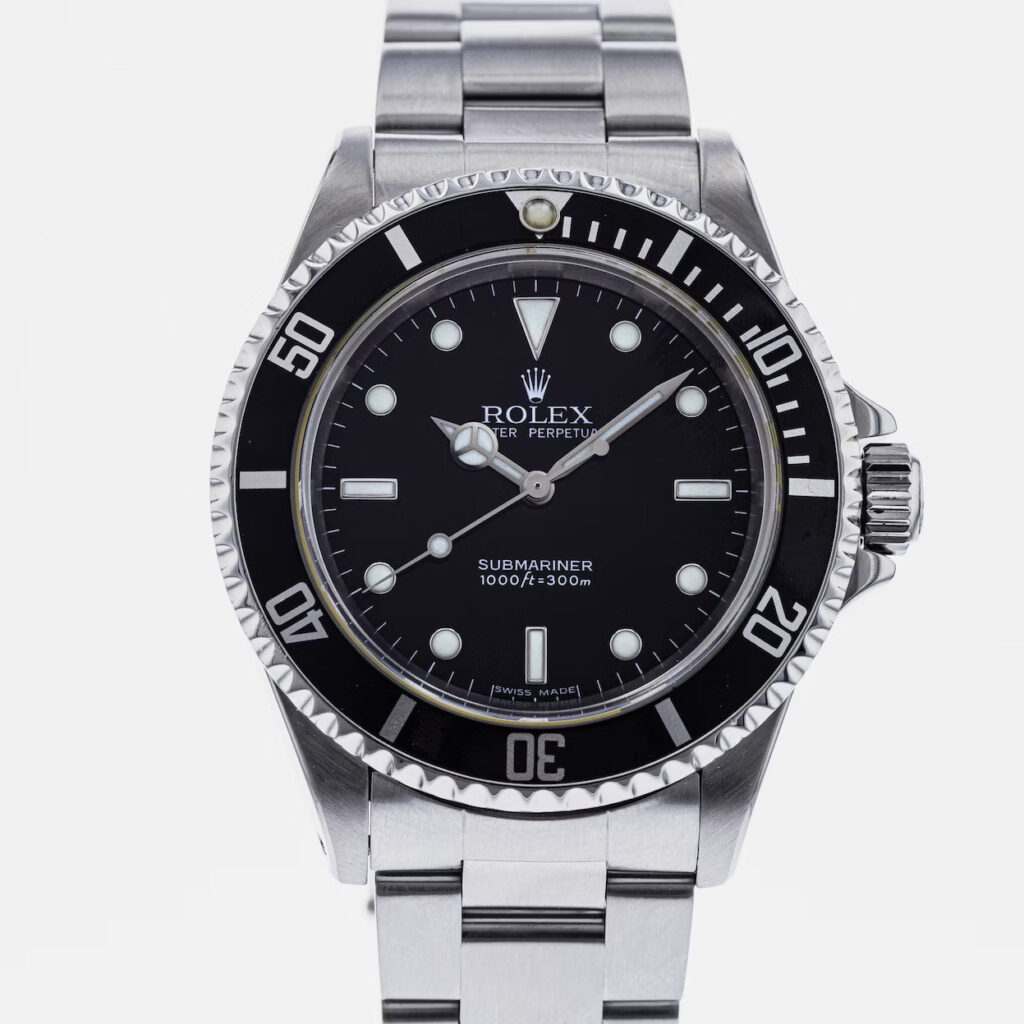 Így néz ki egy gyári állapotú Submariner (fotó: Rolex)