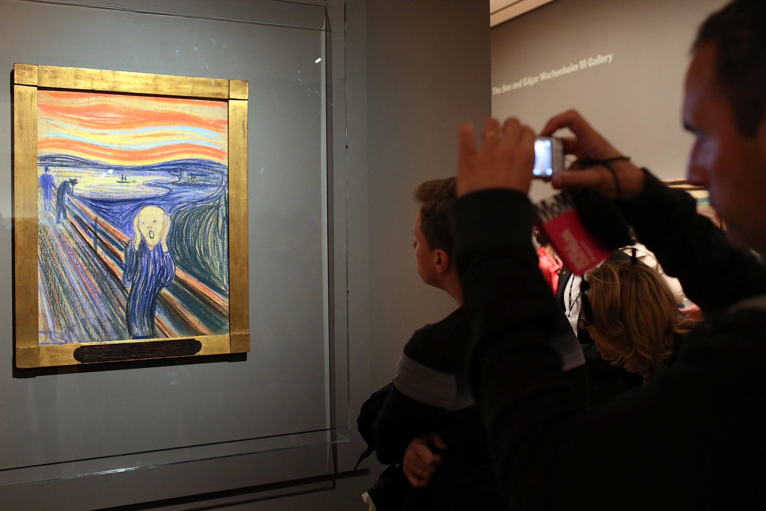 Edvard Munch Sikolya (Kép: Spencer Platt/Getty Images)