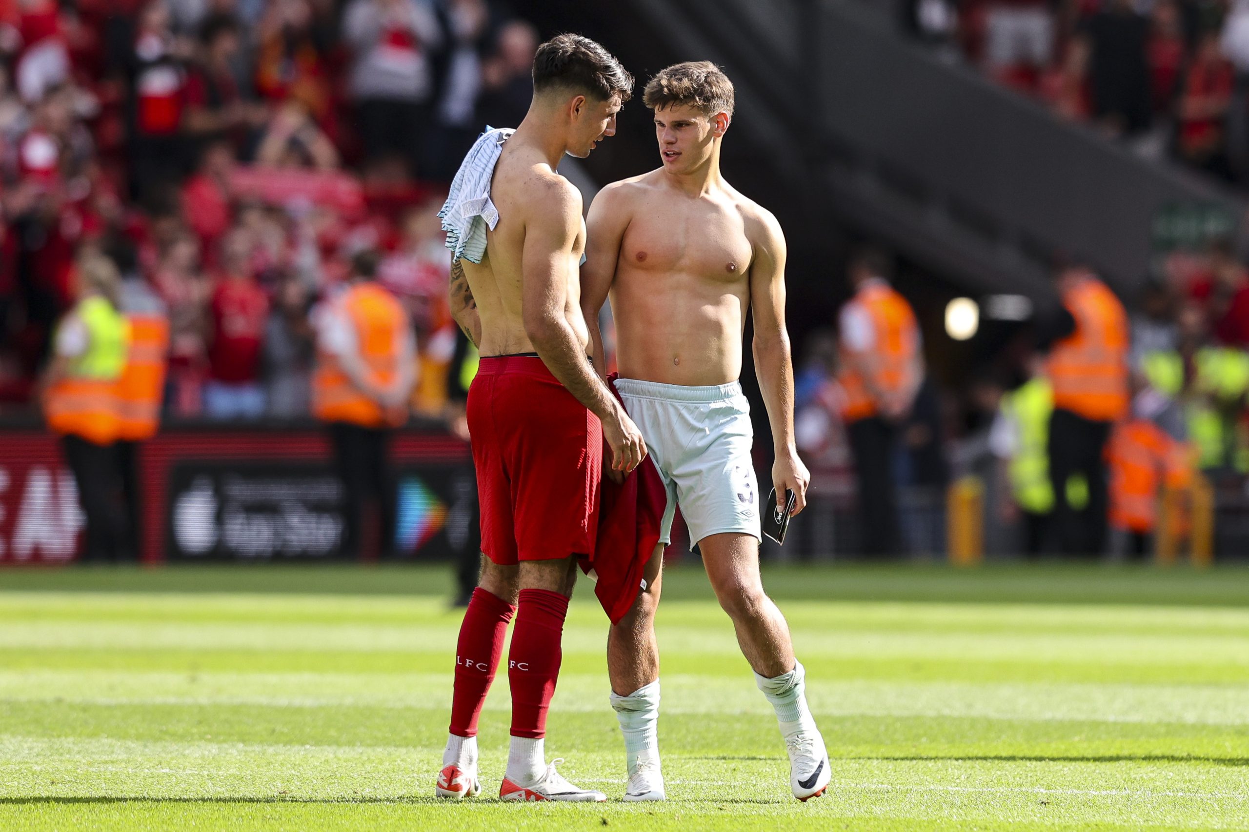 Szoboszlai Dominik és Kerkez Milos (Kép: Robin Jones - AFC Bournemouth/AFC Bournemouth via Getty Images)