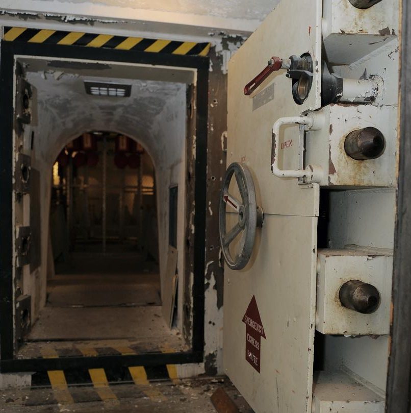 A bejárati ajtó, ezt nem szerencsés rázárni senkinek a kisujjára (fotó: NASA/Kim Shiflett)