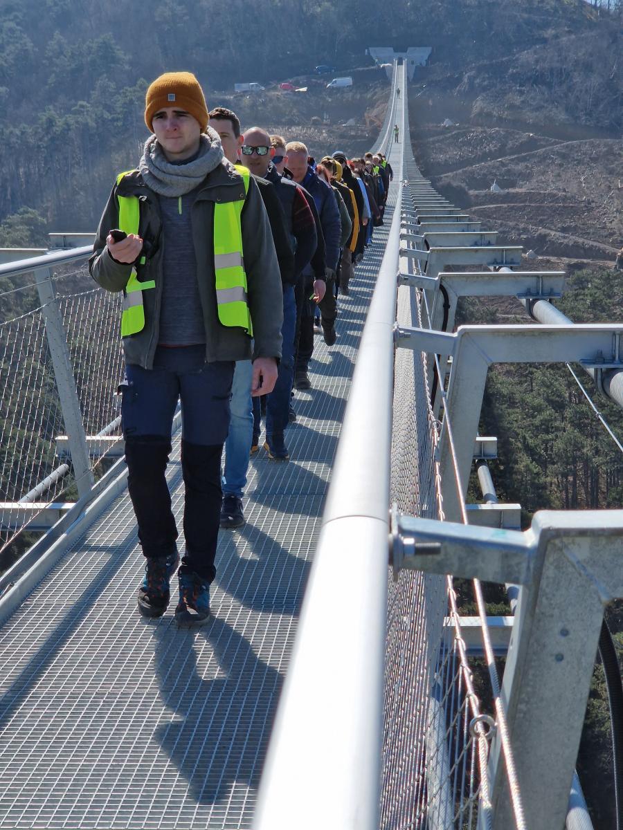 Lezajlott a főpróba a világrekorder magyar hídon