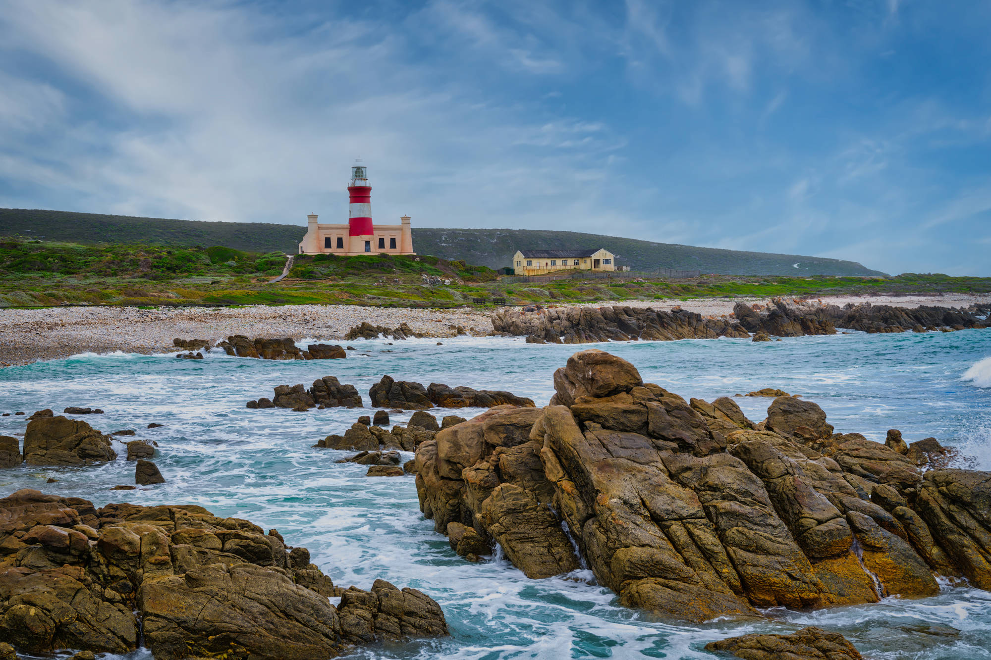 A túra kiindulópontja L'Agulhas, Dél-Afrika