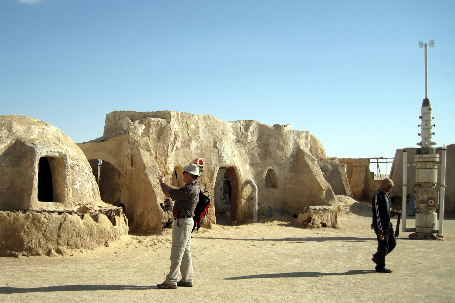 A mai napig turistalátványosság a tunéziai helyszín, ahol az első film (Egy új remény) és az "igazi" első epizód, a Baljós árnyak tatooine-i jeleneteit forgatták (Kép: Getty Images)