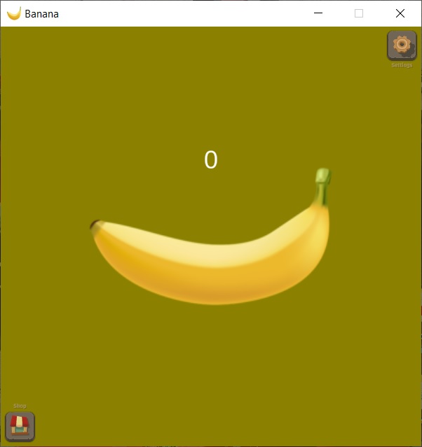 Ez a Banana. Alapvetően 640*480-as az ablak felbontása, egészen kis méretet vesz el a képernyőből