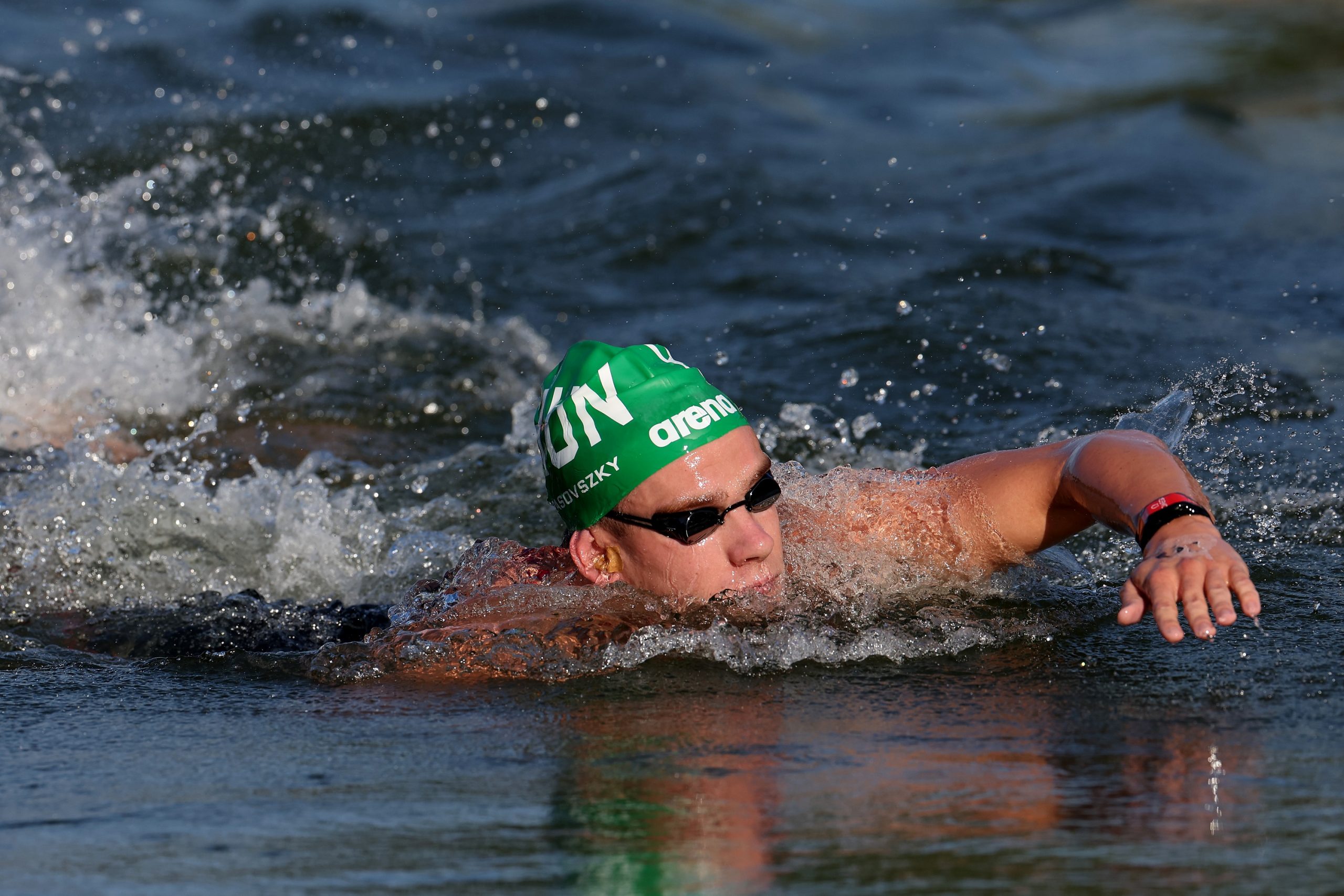 Rasovszky Kristóf - nyíltvízi úszás, férfi 10 km (Kép: Luke Hales/Getty Images)