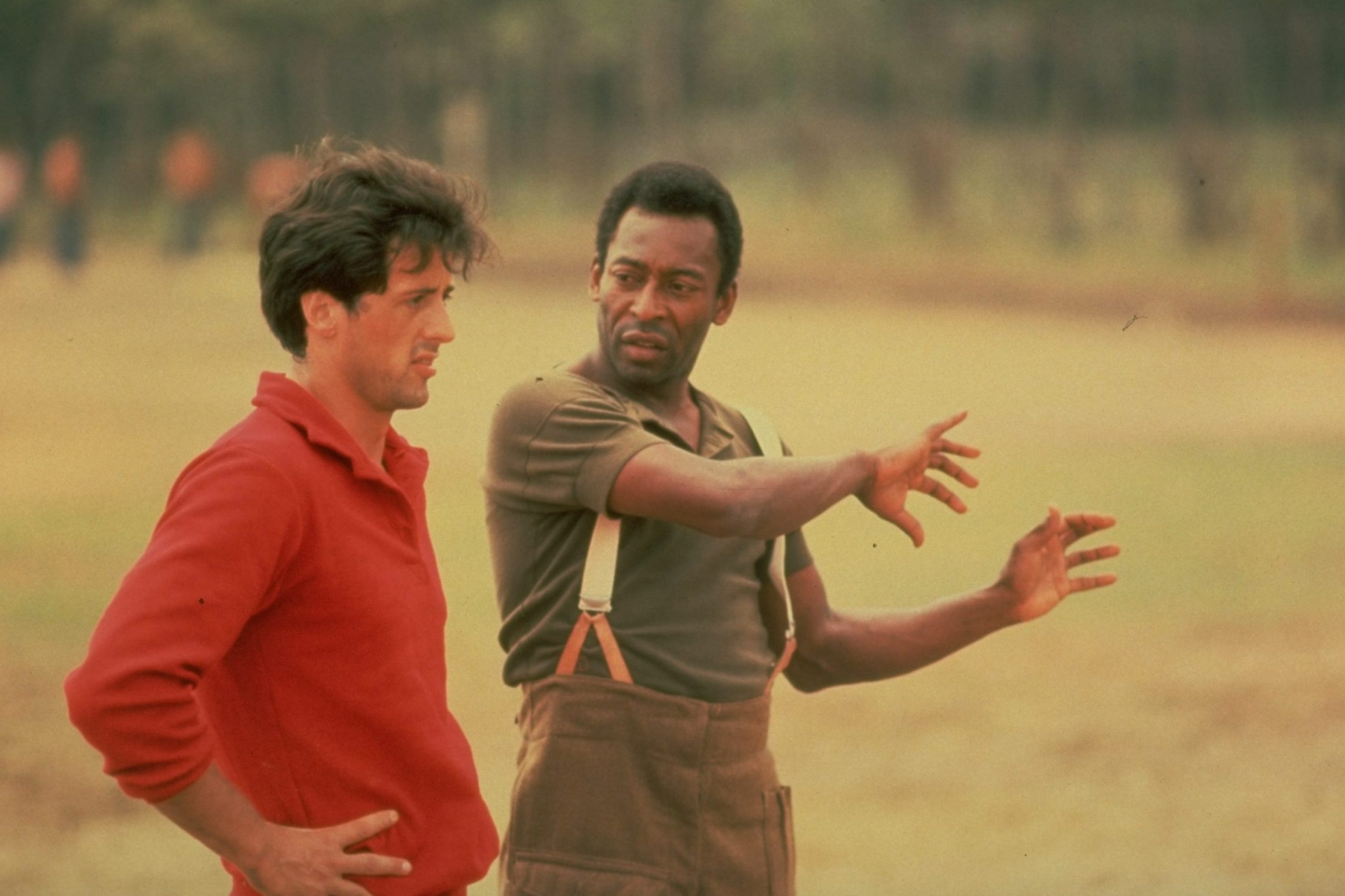 Sylvester Stallone és Pelé (Kép: John Bryson/Getty Images)