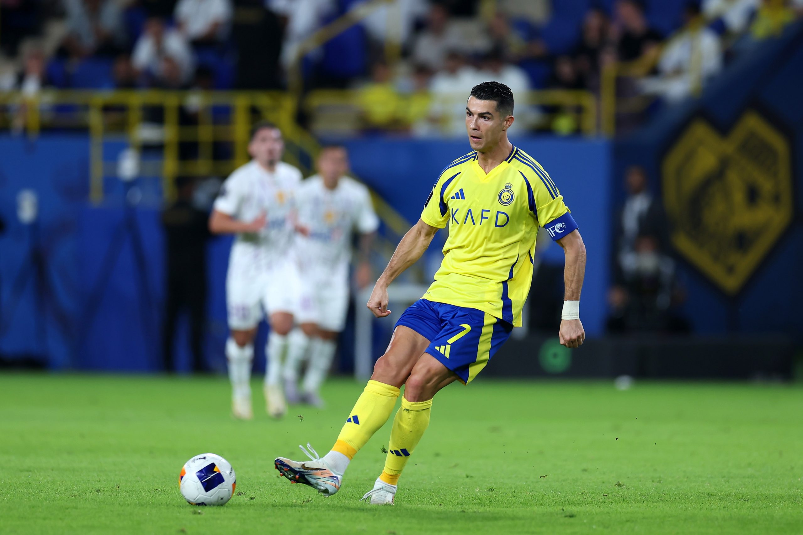 Cristiano Ronaldo is Szaúd-Arábiában rúgja a bőrt (Kép: Abdullah Ahmed/Getty Images)