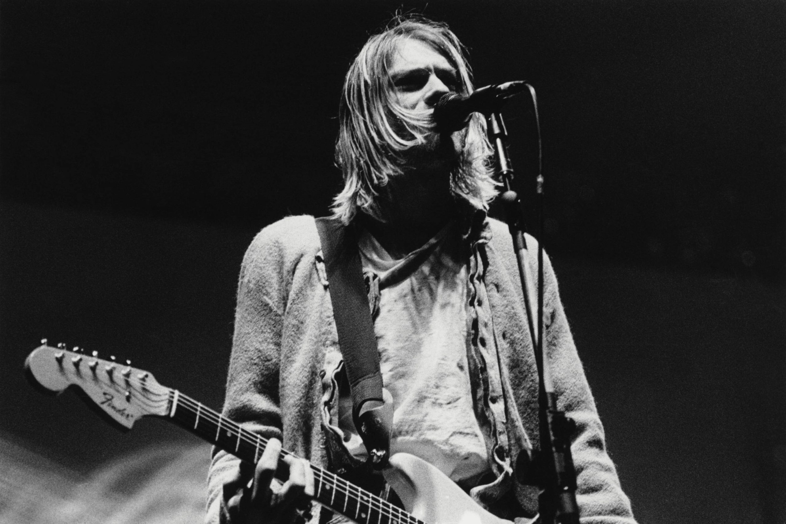 Kurt Cobain 1994-ben. Tragikus halála miatt lett ritka keresett darab egy CD. (fotó: Raffaella Cavalieri / Getty Images)