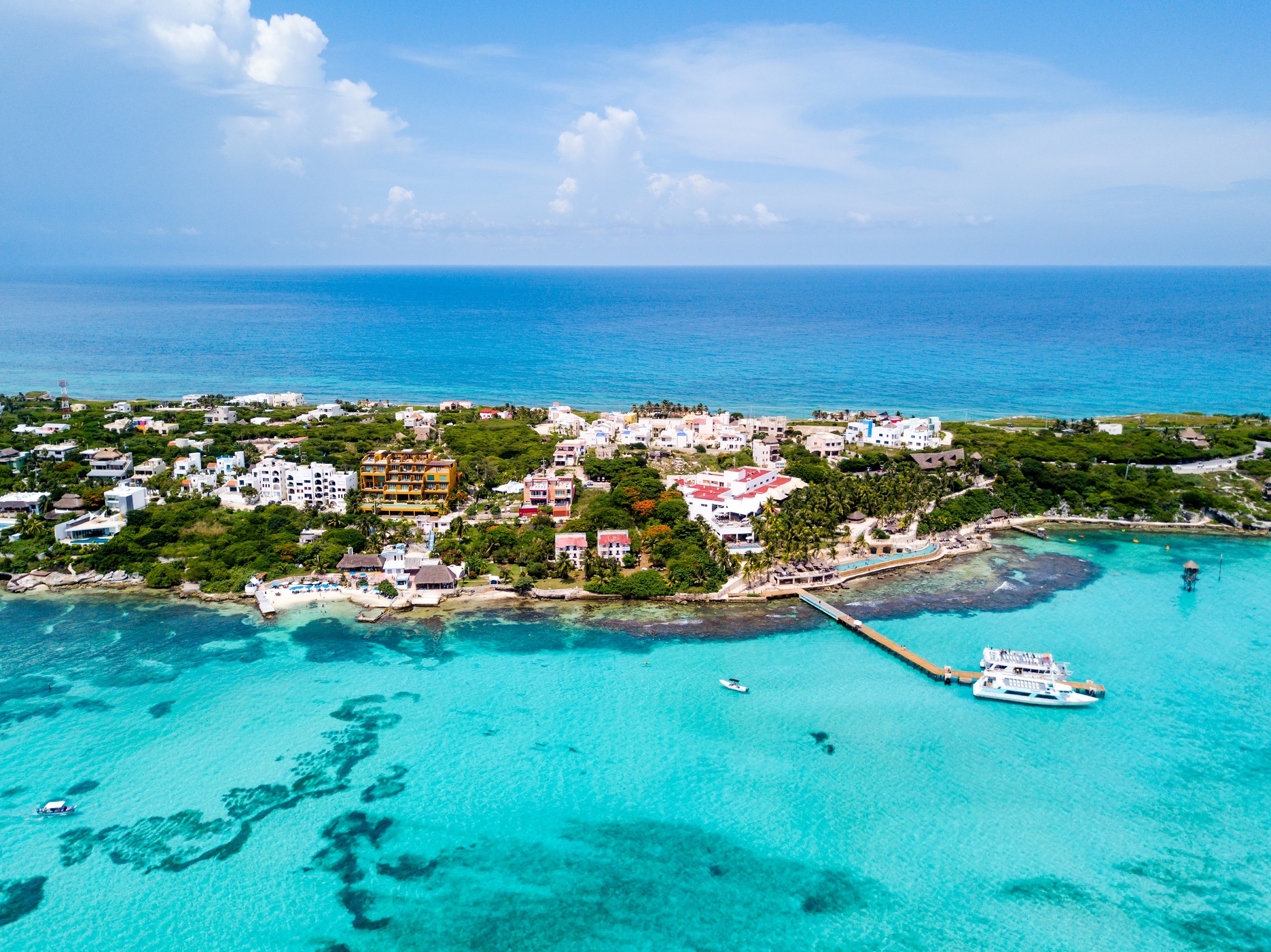 A fesztivál tervezett helyszíne, az Isla Mujeres