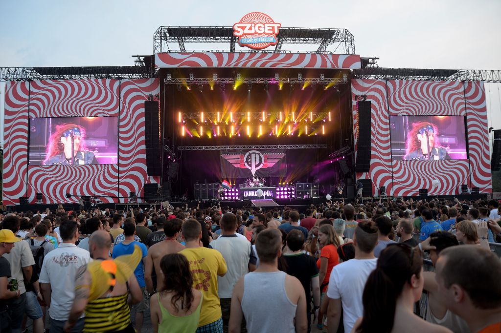 Tankcsapda koncert a Sziget fesztiválon. Fotó: Didier Messens/Redferns via Getty Images