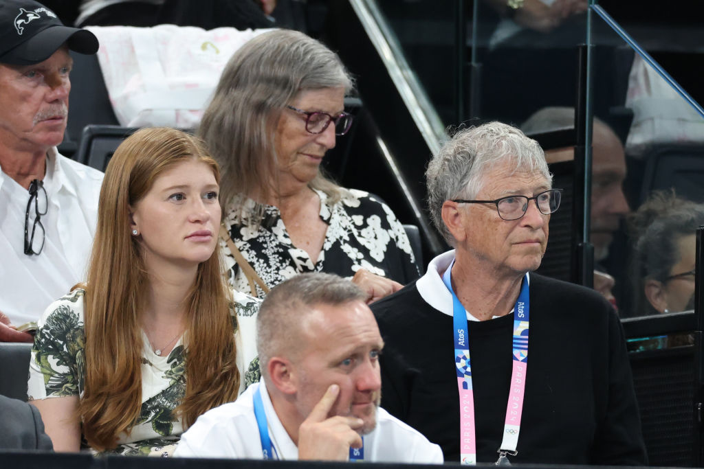 Bill Gates és lánya Jennifer 2024-benFotó: Pascal Le Segretain/Getty Images)
