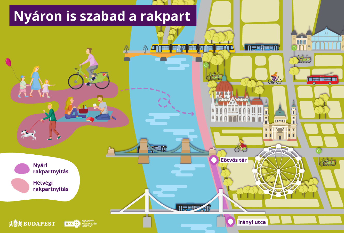 Idén nyáron is sétálhatunk Budapest legszebb részein