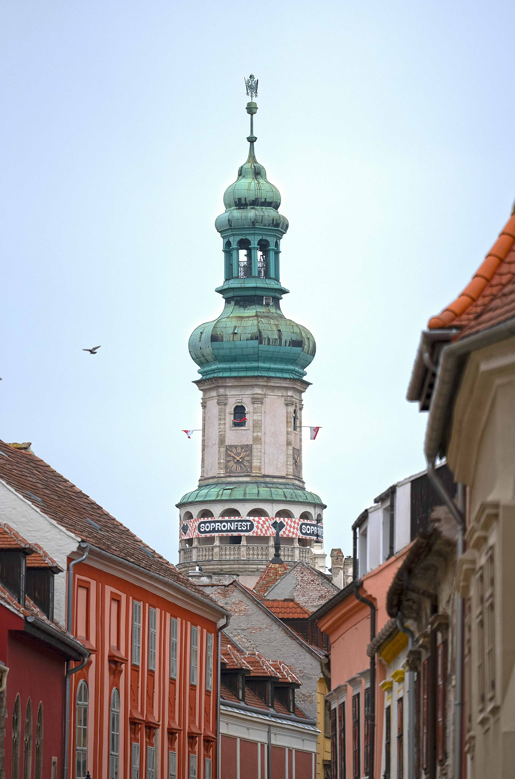 A város jelképe, a soproni Tűztorony. (fotó: SopronFest)
