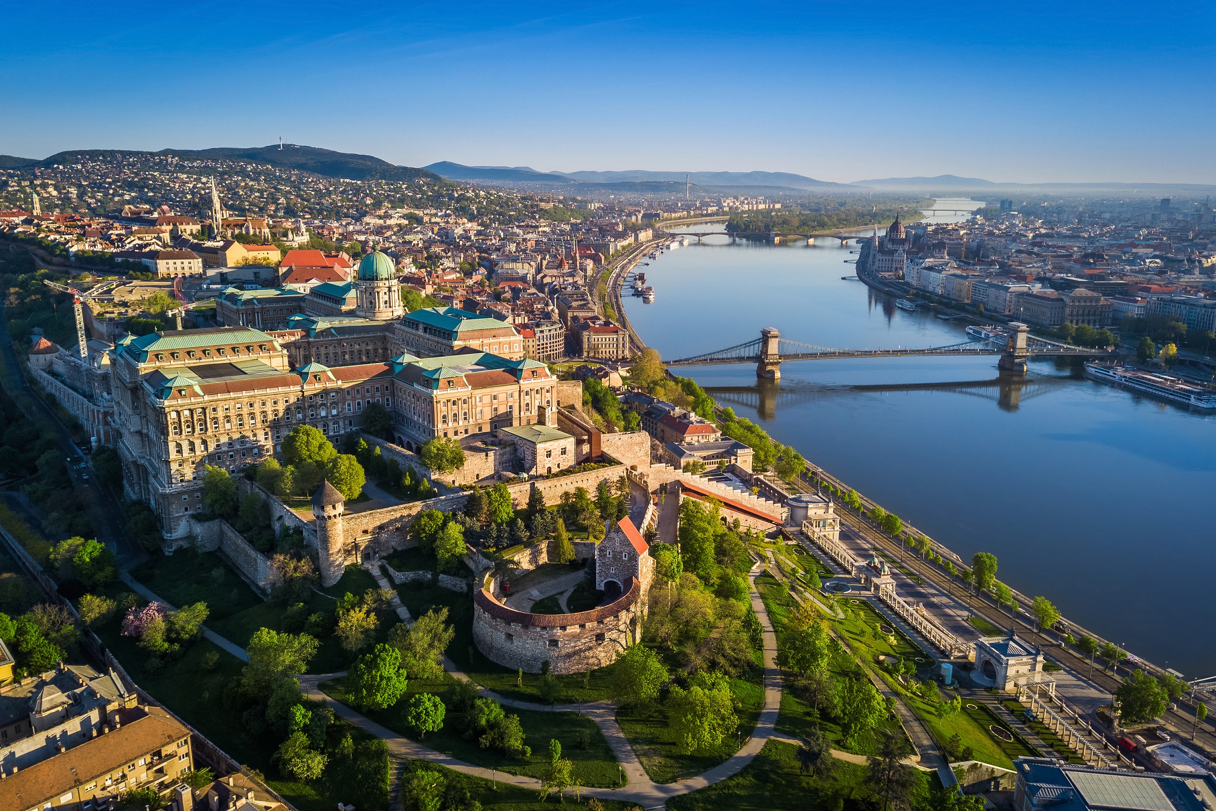 Budapest a magasból (Kép: Getty Images)