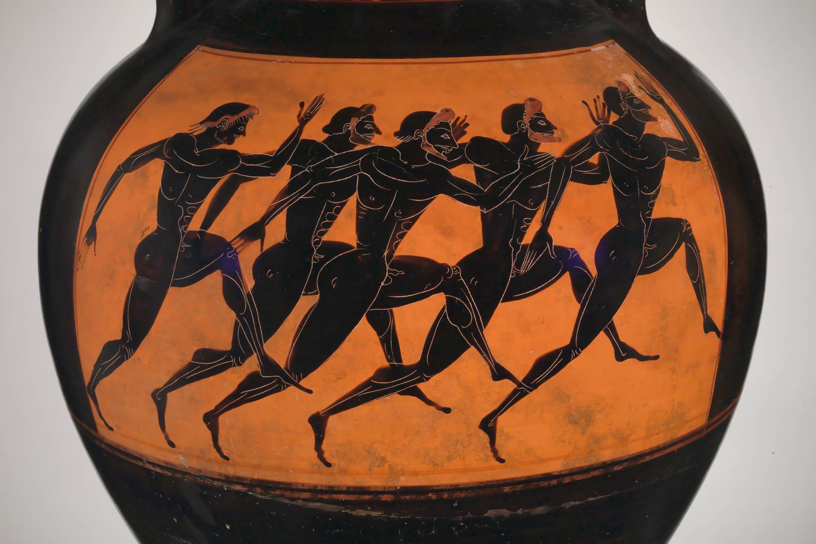 Maratoni futók egy i.e. 6. százdi görög vázán a New York-i Metropolitan Museum gyűjteményéből (Kép: ine Art Images/Heritage Images via Getty Images)
